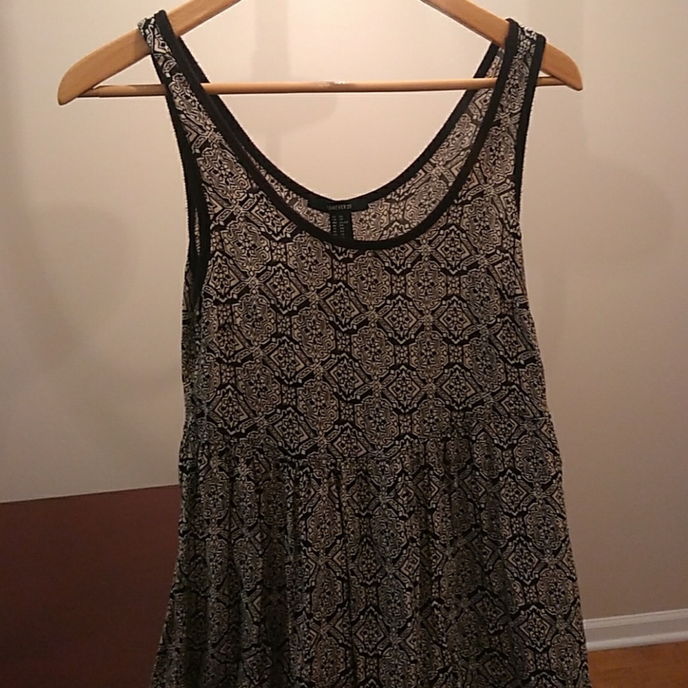 Black and white dress